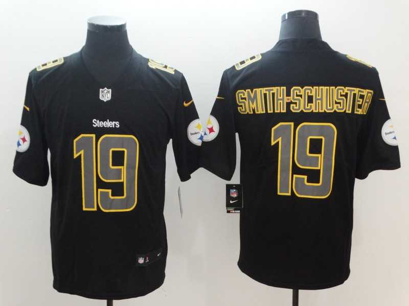 Nike Steelers 19 JuJu Smith Schuster Black Vapor Impact Limited Jerseys,We sell and wholesale Nike Steelers 19 JuJu Smith Schuster Black Vapor Impact Limited Jerseys on line form chian!